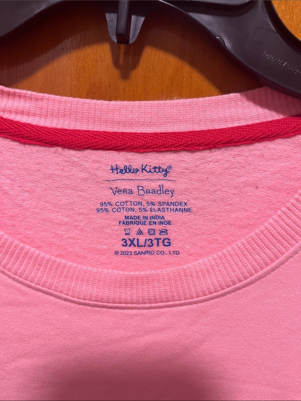 Vera Bradley Pink Hello Kitty Strawberry Graphic Sweatshirt - Picture 2 of 4